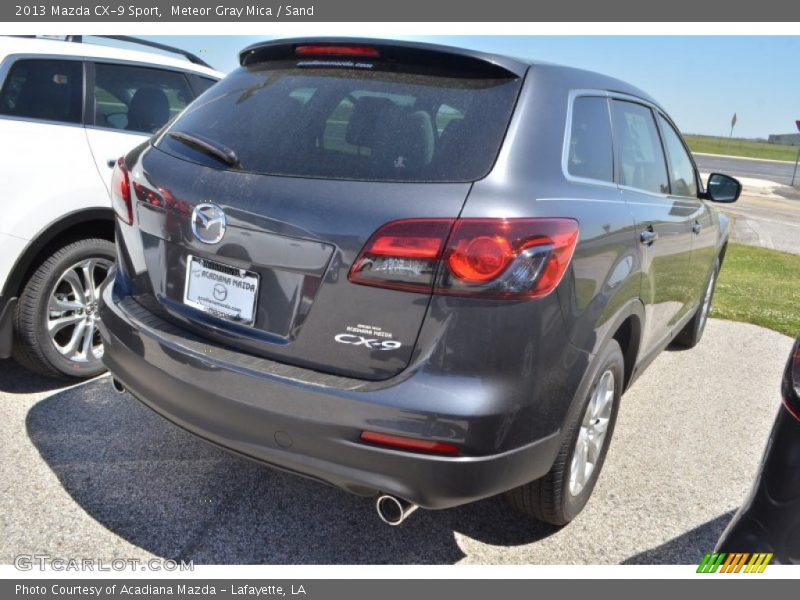 Meteor Gray Mica / Sand 2013 Mazda CX-9 Sport