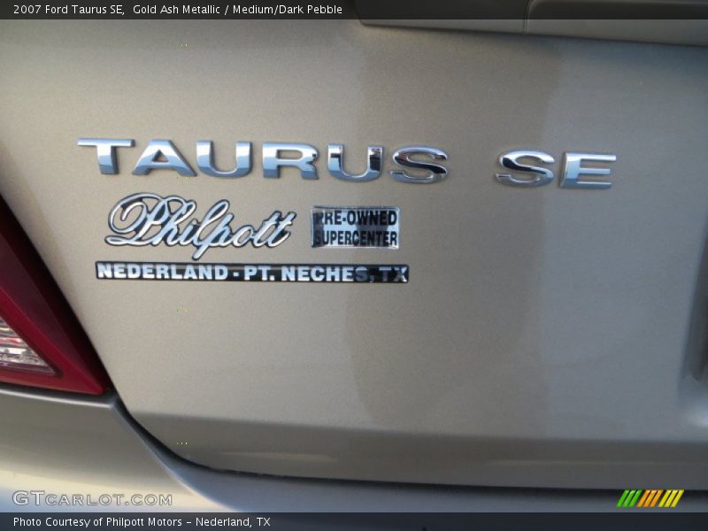Gold Ash Metallic / Medium/Dark Pebble 2007 Ford Taurus SE