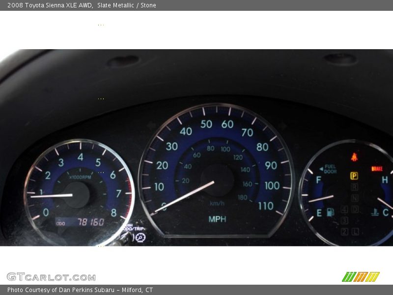 Slate Metallic / Stone 2008 Toyota Sienna XLE AWD
