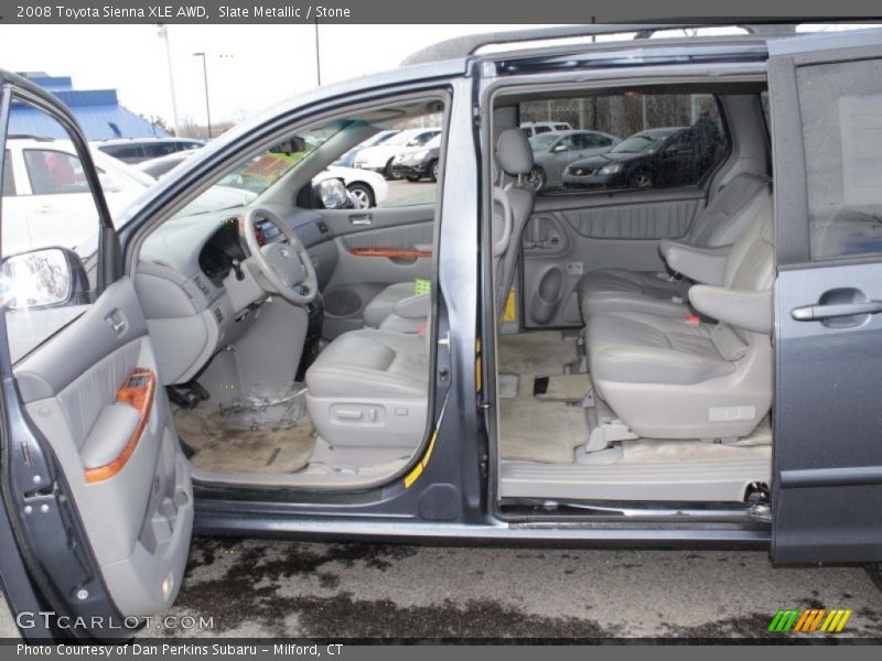 Slate Metallic / Stone 2008 Toyota Sienna XLE AWD