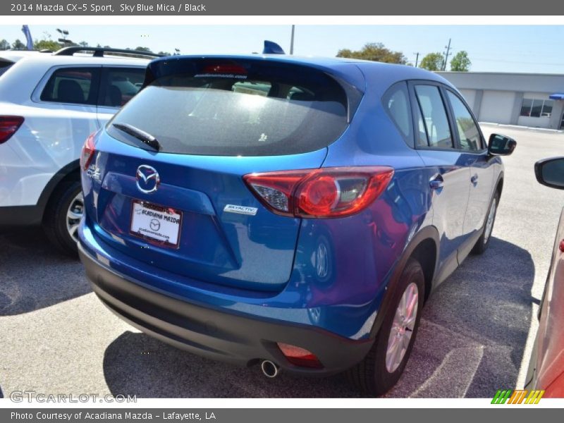 Sky Blue Mica / Black 2014 Mazda CX-5 Sport