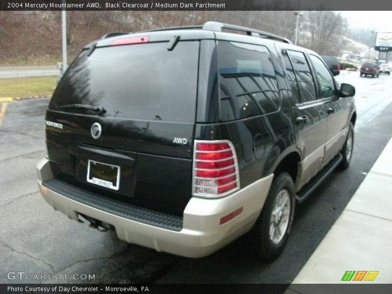 Black Clearcoat / Medium Dark Parchment 2004 Mercury Mountaineer AWD