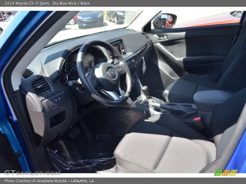 Sky Blue Mica / Black 2014 Mazda CX-5 Sport