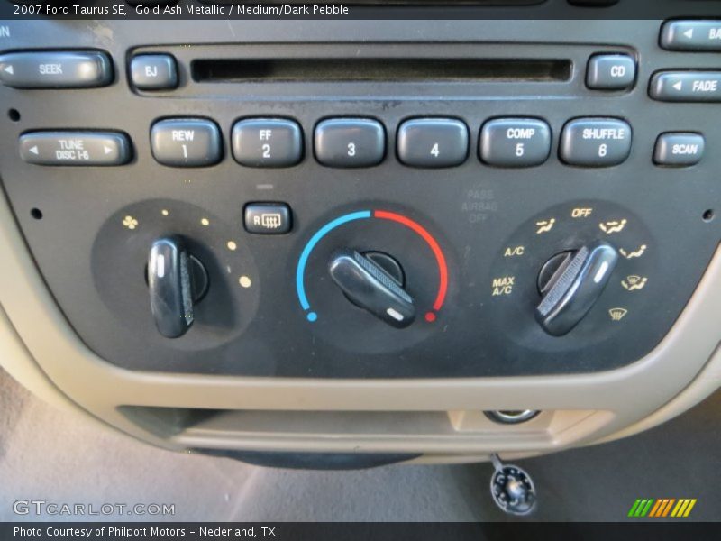 Gold Ash Metallic / Medium/Dark Pebble 2007 Ford Taurus SE