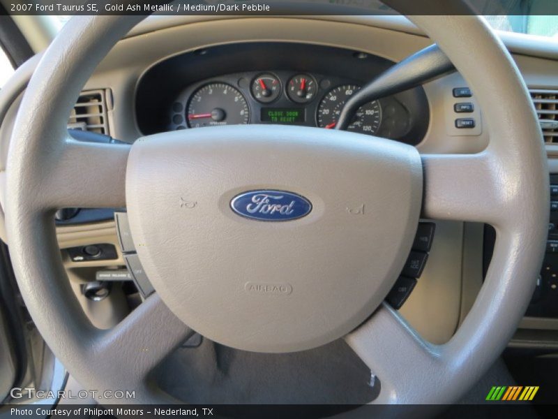 Gold Ash Metallic / Medium/Dark Pebble 2007 Ford Taurus SE