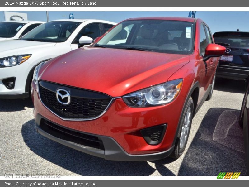 Soul Red Metallic / Sand 2014 Mazda CX-5 Sport