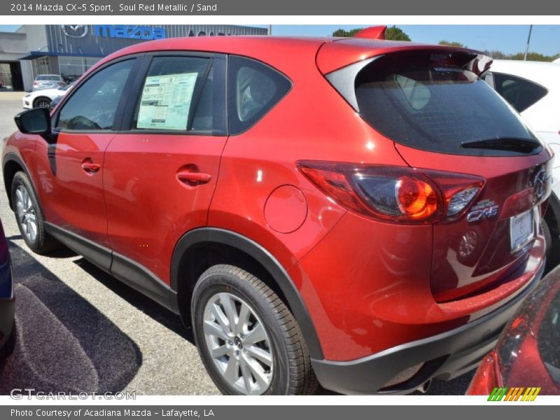 Soul Red Metallic / Sand 2014 Mazda CX-5 Sport