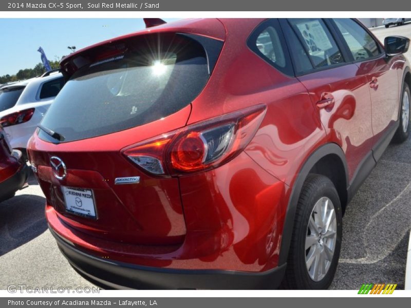Soul Red Metallic / Sand 2014 Mazda CX-5 Sport