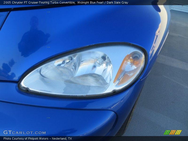 Midnight Blue Pearl / Dark Slate Gray 2005 Chrysler PT Cruiser Touring Turbo Convertible