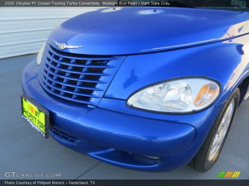 Midnight Blue Pearl / Dark Slate Gray 2005 Chrysler PT Cruiser Touring Turbo Convertible