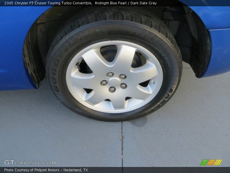 Midnight Blue Pearl / Dark Slate Gray 2005 Chrysler PT Cruiser Touring Turbo Convertible