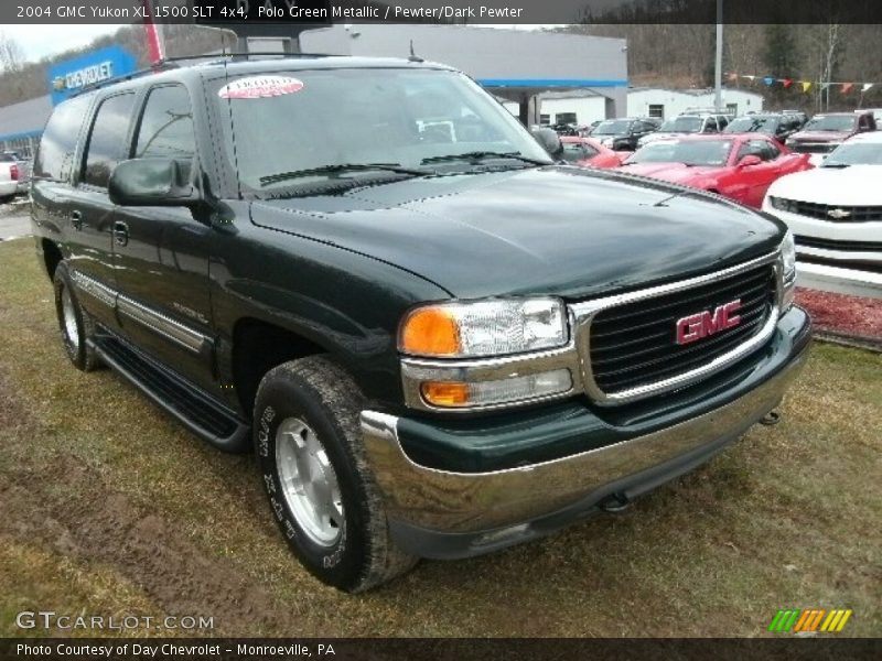 Polo Green Metallic / Pewter/Dark Pewter 2004 GMC Yukon XL 1500 SLT 4x4