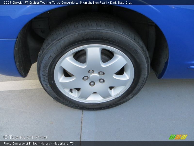 Midnight Blue Pearl / Dark Slate Gray 2005 Chrysler PT Cruiser Touring Turbo Convertible