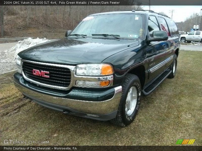Polo Green Metallic / Pewter/Dark Pewter 2004 GMC Yukon XL 1500 SLT 4x4