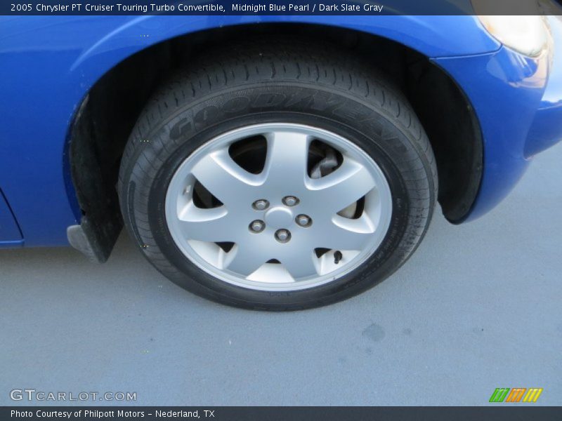 Midnight Blue Pearl / Dark Slate Gray 2005 Chrysler PT Cruiser Touring Turbo Convertible