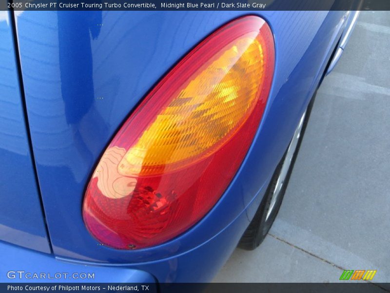 Midnight Blue Pearl / Dark Slate Gray 2005 Chrysler PT Cruiser Touring Turbo Convertible