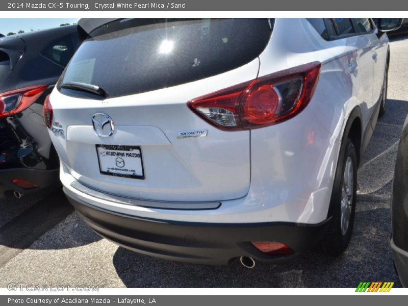 Crystal White Pearl Mica / Sand 2014 Mazda CX-5 Touring