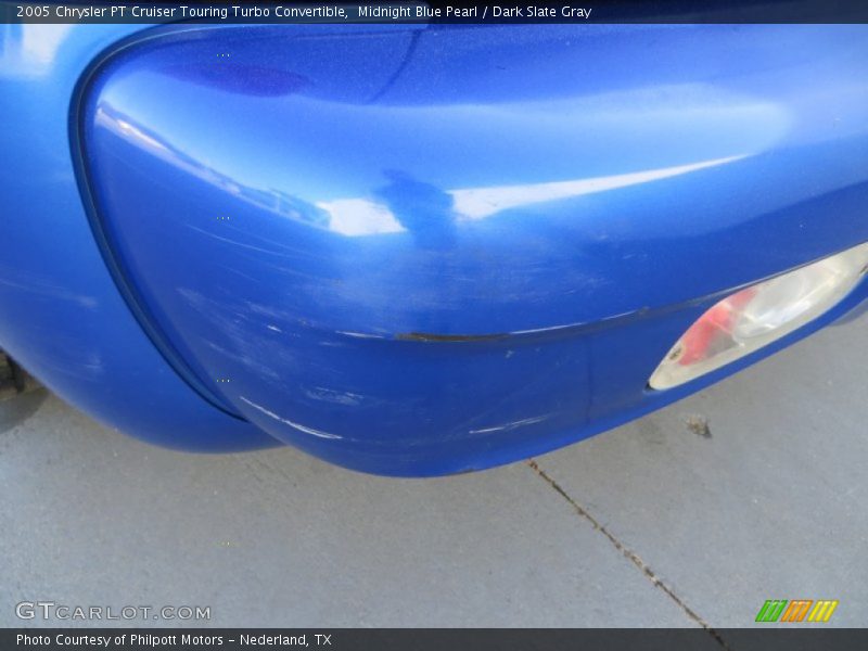 Midnight Blue Pearl / Dark Slate Gray 2005 Chrysler PT Cruiser Touring Turbo Convertible