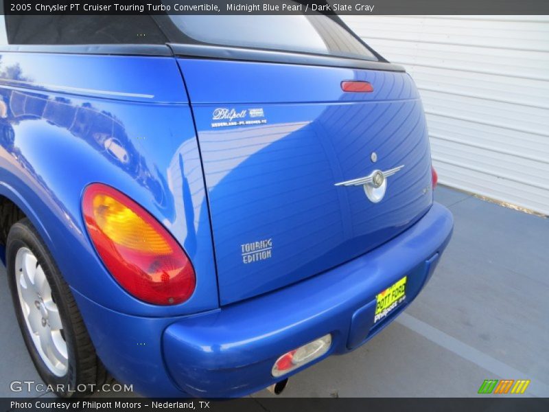 Midnight Blue Pearl / Dark Slate Gray 2005 Chrysler PT Cruiser Touring Turbo Convertible