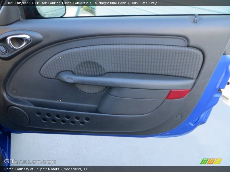 Midnight Blue Pearl / Dark Slate Gray 2005 Chrysler PT Cruiser Touring Turbo Convertible