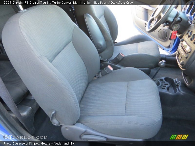 Midnight Blue Pearl / Dark Slate Gray 2005 Chrysler PT Cruiser Touring Turbo Convertible