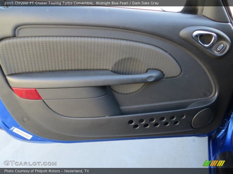 Midnight Blue Pearl / Dark Slate Gray 2005 Chrysler PT Cruiser Touring Turbo Convertible