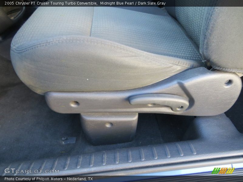 Midnight Blue Pearl / Dark Slate Gray 2005 Chrysler PT Cruiser Touring Turbo Convertible