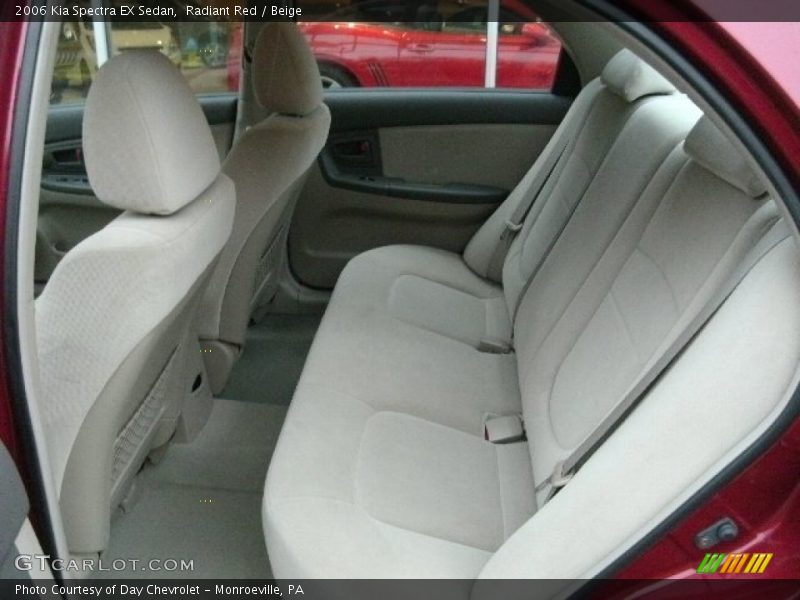 Radiant Red / Beige 2006 Kia Spectra EX Sedan
