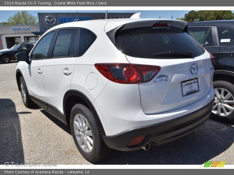 Crystal White Pearl Mica / Sand 2014 Mazda CX-5 Touring
