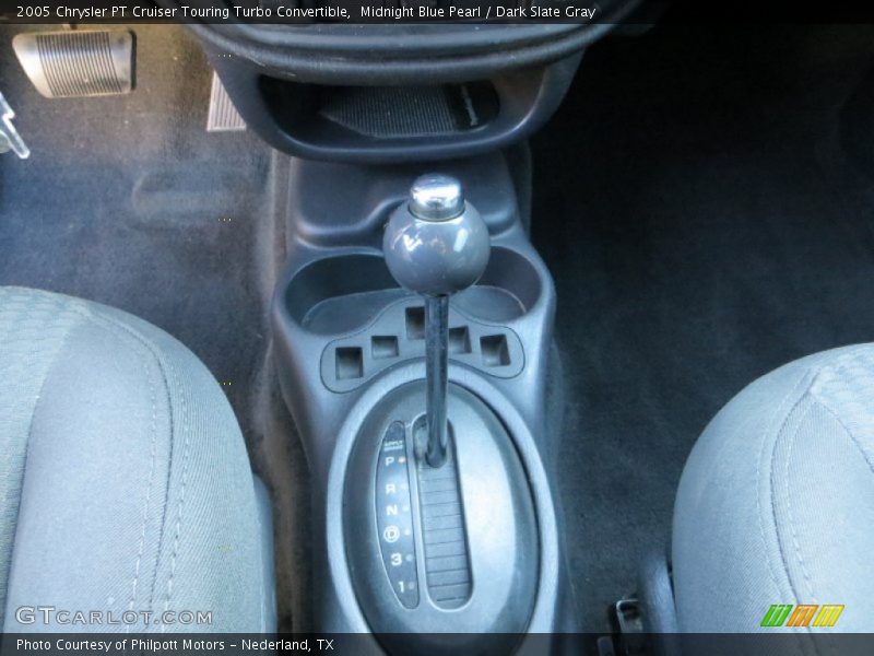 Midnight Blue Pearl / Dark Slate Gray 2005 Chrysler PT Cruiser Touring Turbo Convertible