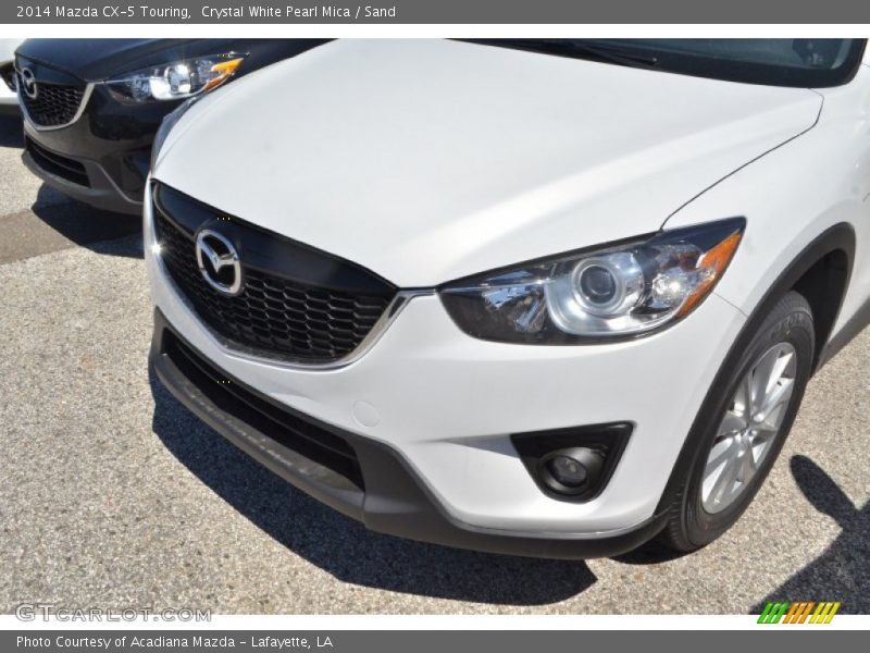 Crystal White Pearl Mica / Sand 2014 Mazda CX-5 Touring