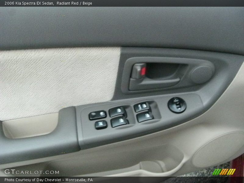 Radiant Red / Beige 2006 Kia Spectra EX Sedan