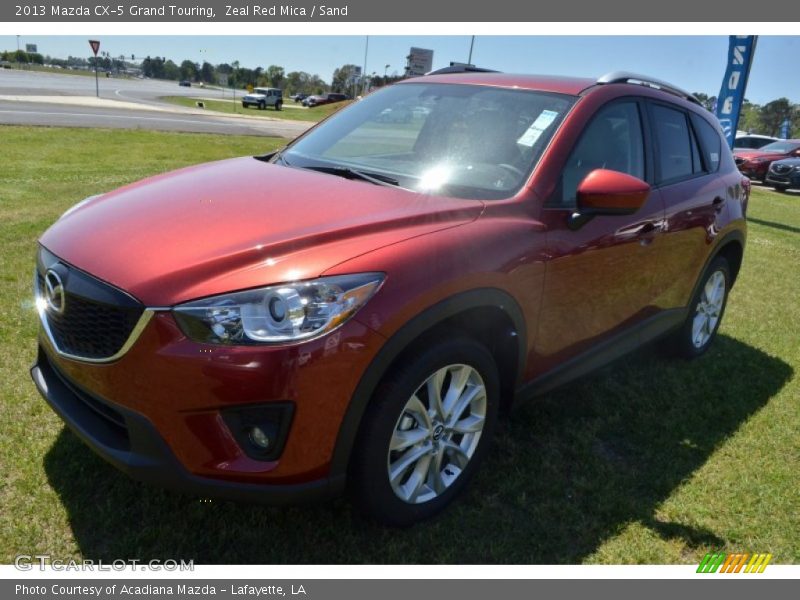 Zeal Red Mica / Sand 2013 Mazda CX-5 Grand Touring