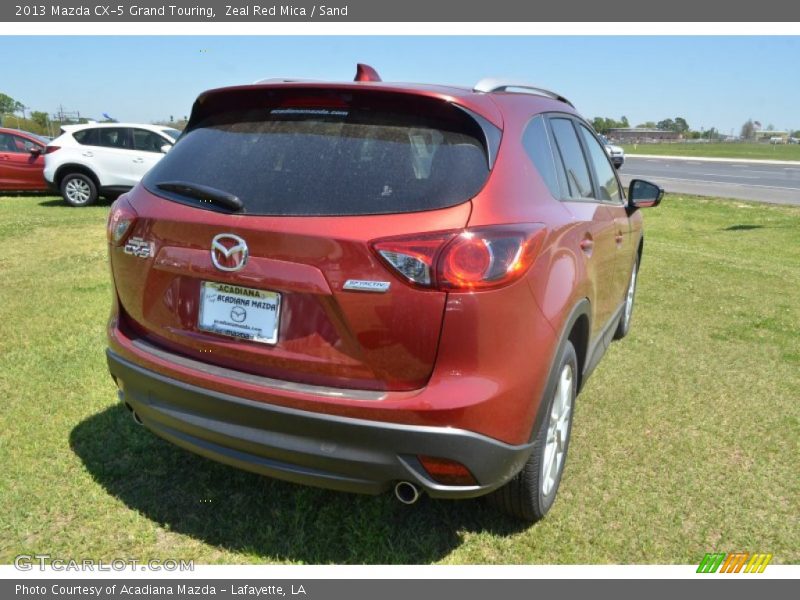 Zeal Red Mica / Sand 2013 Mazda CX-5 Grand Touring