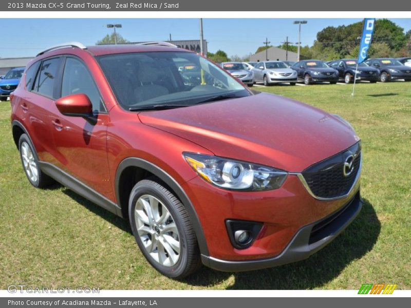 Zeal Red Mica / Sand 2013 Mazda CX-5 Grand Touring
