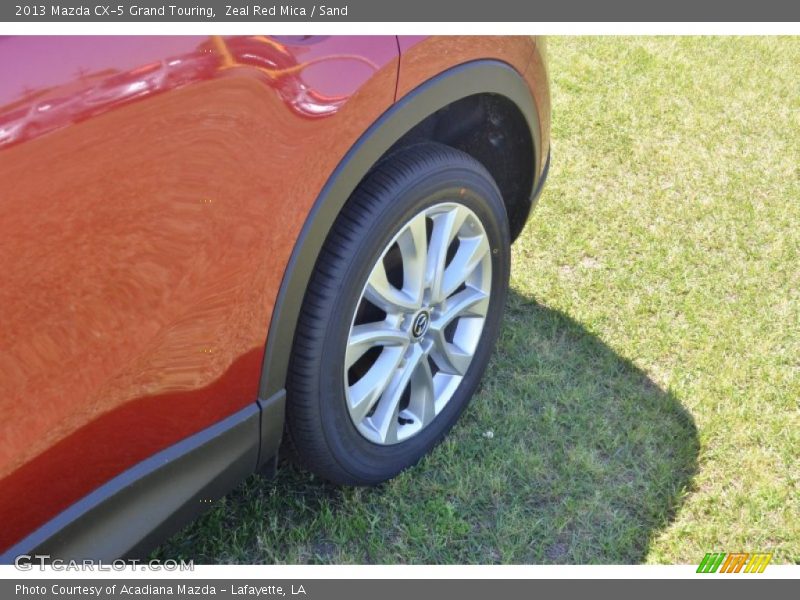 Zeal Red Mica / Sand 2013 Mazda CX-5 Grand Touring