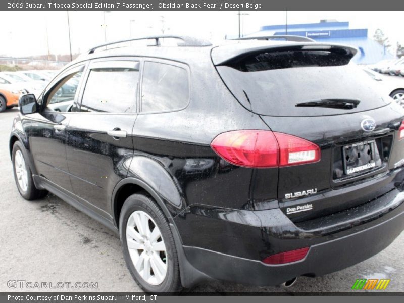 Obsidian Black Pearl / Desert Beige 2009 Subaru Tribeca Special Edition 7 Passenger