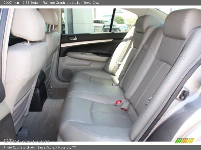 Platinum Graphite Metallic / Stone Gray 2007 Infiniti G 35 Sedan