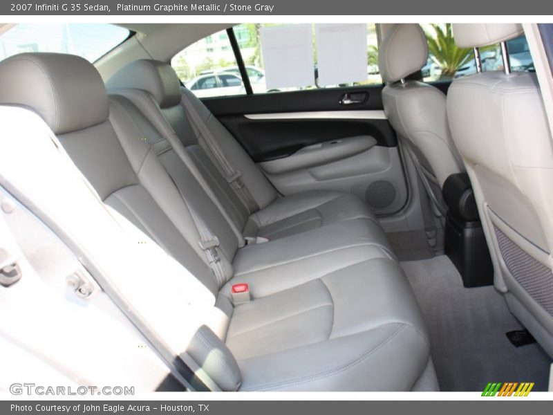 Platinum Graphite Metallic / Stone Gray 2007 Infiniti G 35 Sedan