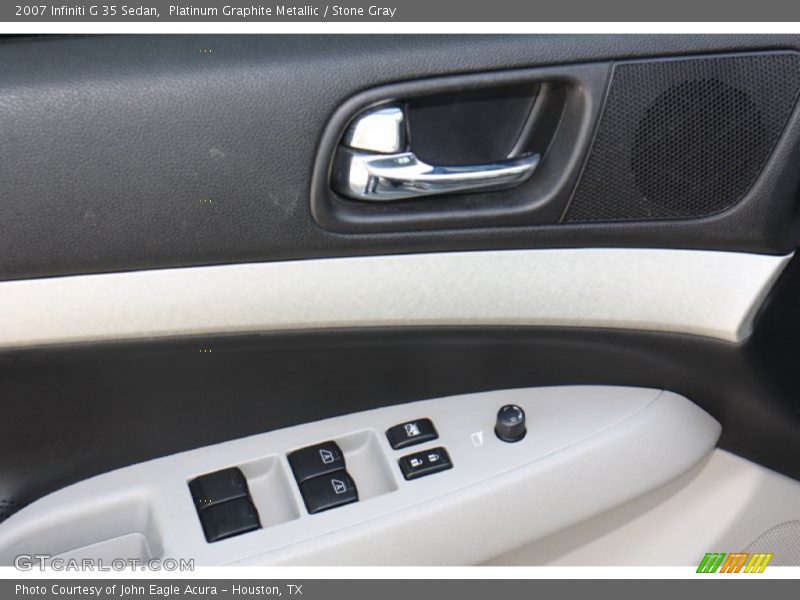 Platinum Graphite Metallic / Stone Gray 2007 Infiniti G 35 Sedan