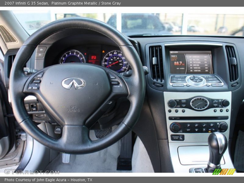 Platinum Graphite Metallic / Stone Gray 2007 Infiniti G 35 Sedan