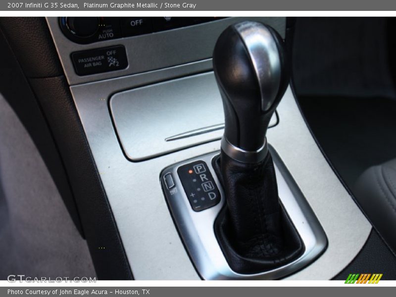 Platinum Graphite Metallic / Stone Gray 2007 Infiniti G 35 Sedan