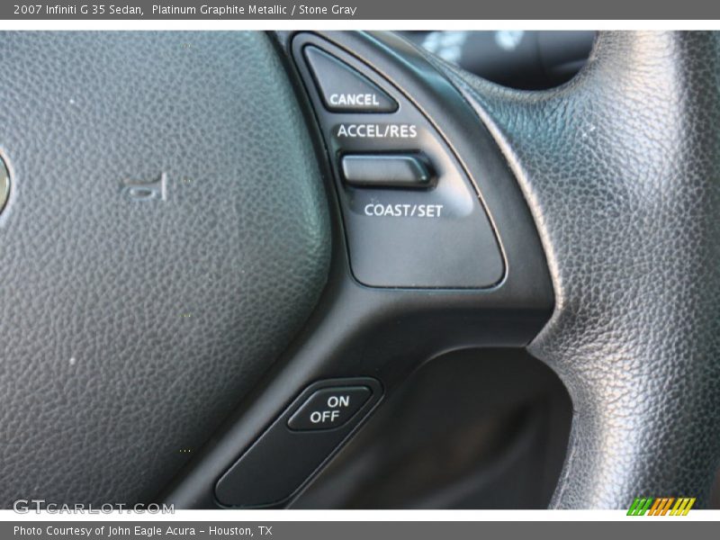 Platinum Graphite Metallic / Stone Gray 2007 Infiniti G 35 Sedan