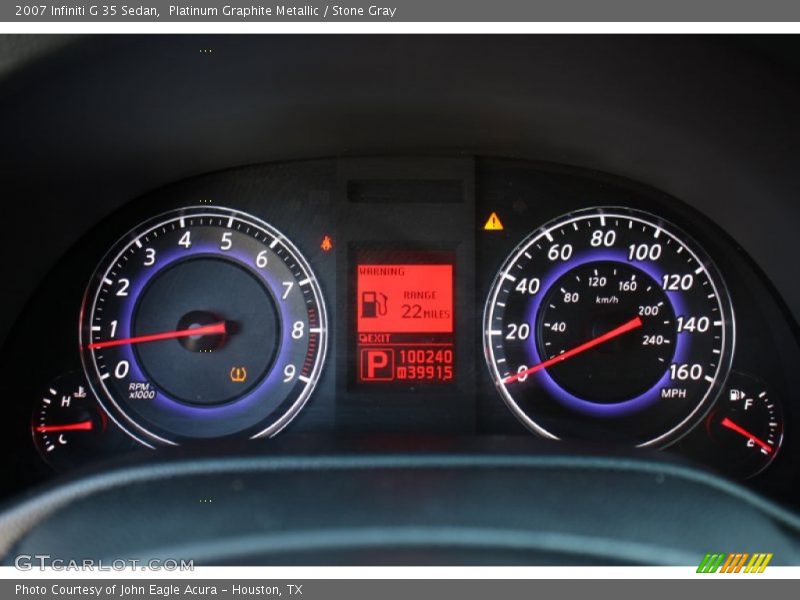 Platinum Graphite Metallic / Stone Gray 2007 Infiniti G 35 Sedan