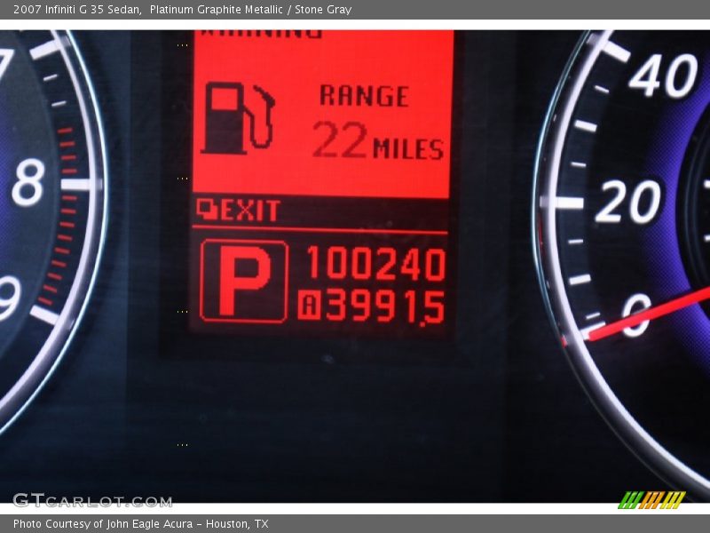 Platinum Graphite Metallic / Stone Gray 2007 Infiniti G 35 Sedan