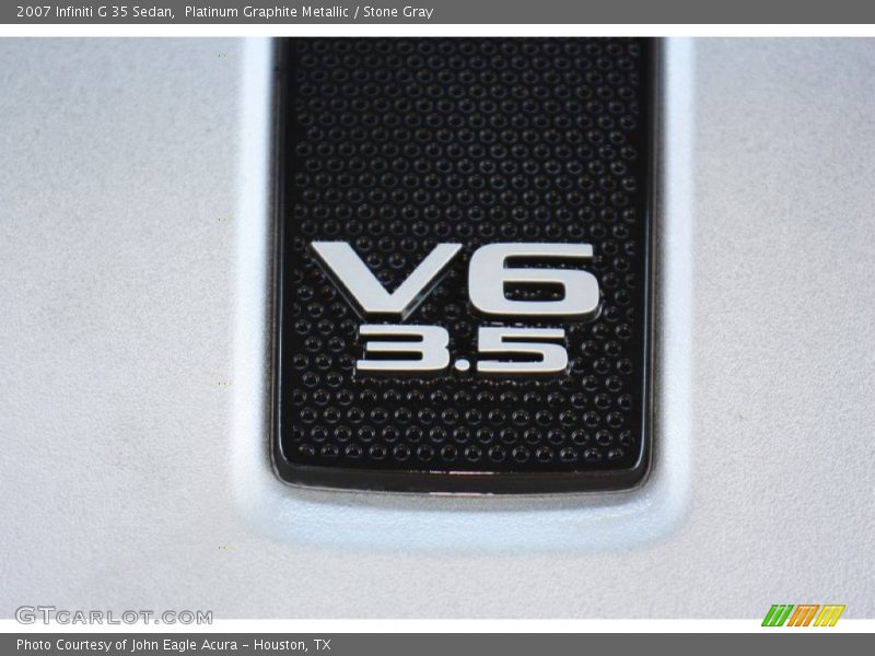 Platinum Graphite Metallic / Stone Gray 2007 Infiniti G 35 Sedan