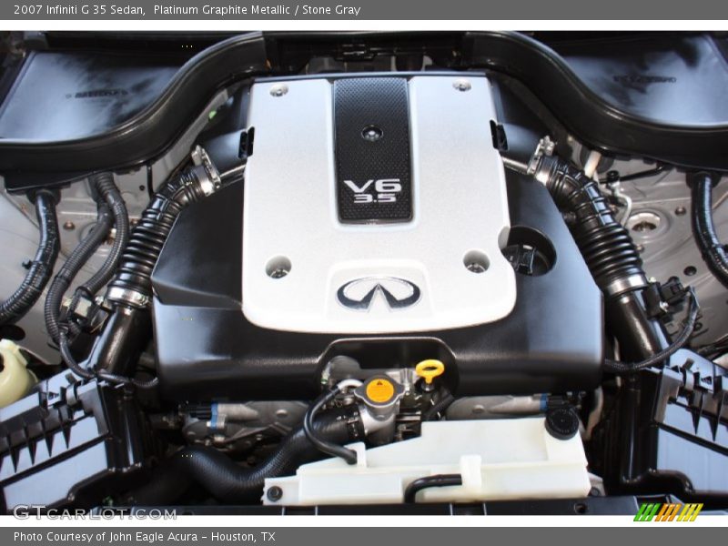 Platinum Graphite Metallic / Stone Gray 2007 Infiniti G 35 Sedan
