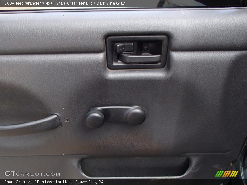 Shale Green Metallic / Dark Slate Gray 2004 Jeep Wrangler X 4x4