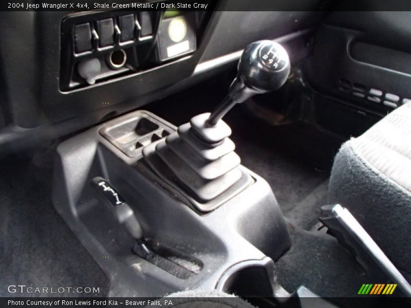 Shale Green Metallic / Dark Slate Gray 2004 Jeep Wrangler X 4x4