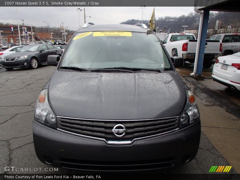 Smoke Gray Metallic / Gray 2007 Nissan Quest 3.5 S